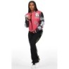 Sharray fuchsia veste oversized varsity