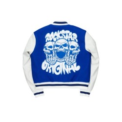 Sharray royal blue veste oversized varsity