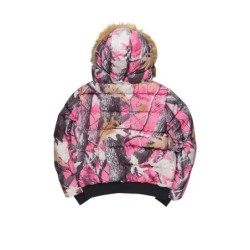 benita rose arbre camo puffer veste