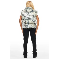 Lamanda arbre camo puffer veste