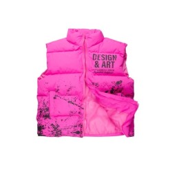 lamanda chaud rose puffer vest