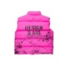 lamanda chaud rose puffer vest