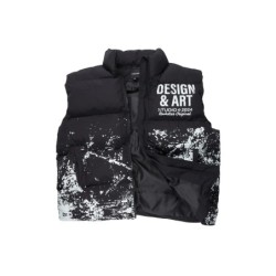 lamanda noir gilet à puffer