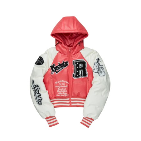 Xamaria veste de puffer rose