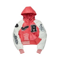 Xamaria veste de puffer rose