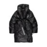 sehrazat noir long wrap puffer veste