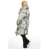 sehrazat arbre camouflage longue enveloppe puffer veste