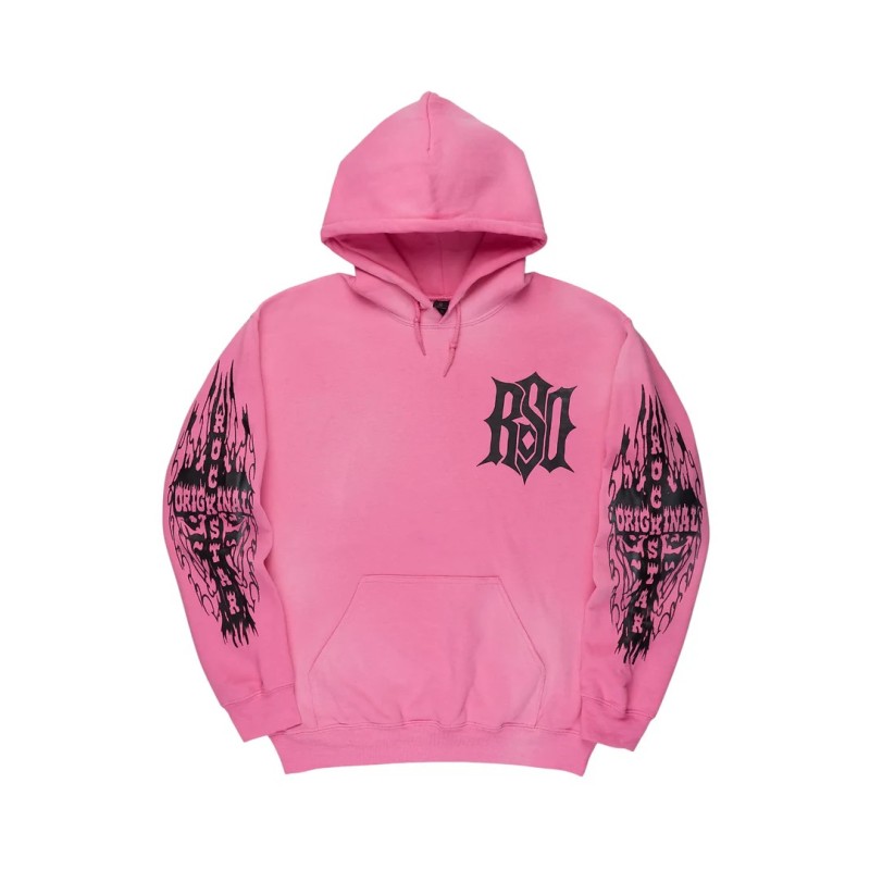 sweat à capuche graphique rose sebrina