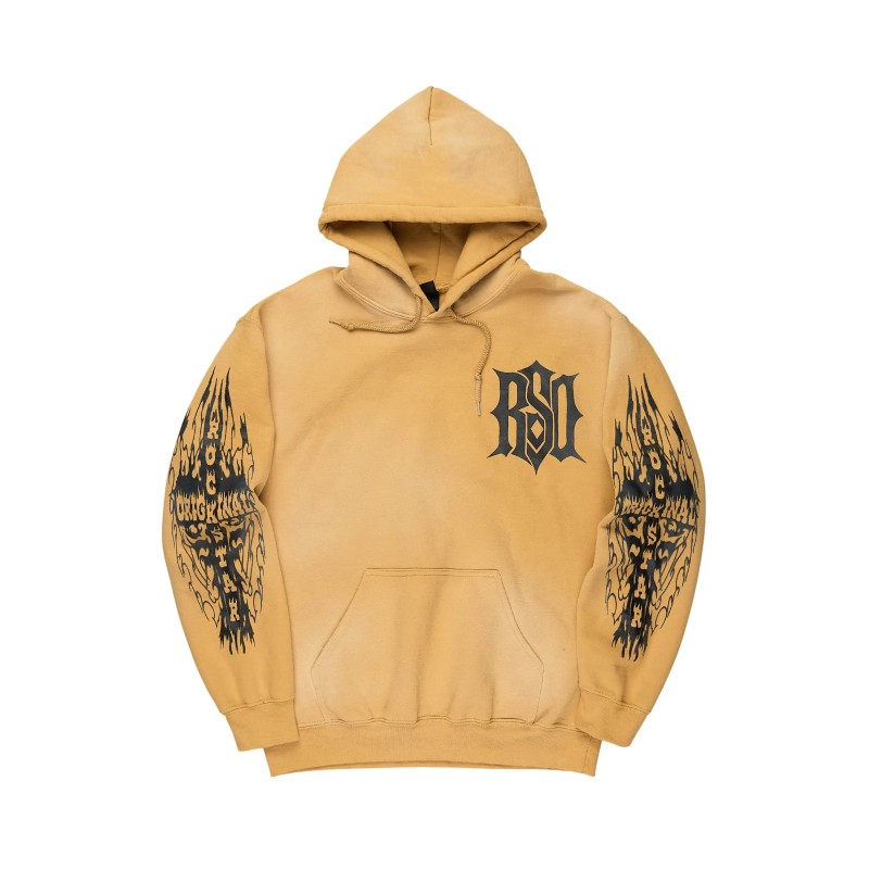 sebrina or chemise à capuche graphique