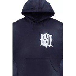 sebrina navy chemise à capuche graphique