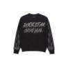 Keiosha noir strass crewneck sweatshirt