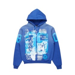 Camille bleu royal sweat à capuche