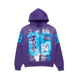 camille violet sweat à capuche oversized