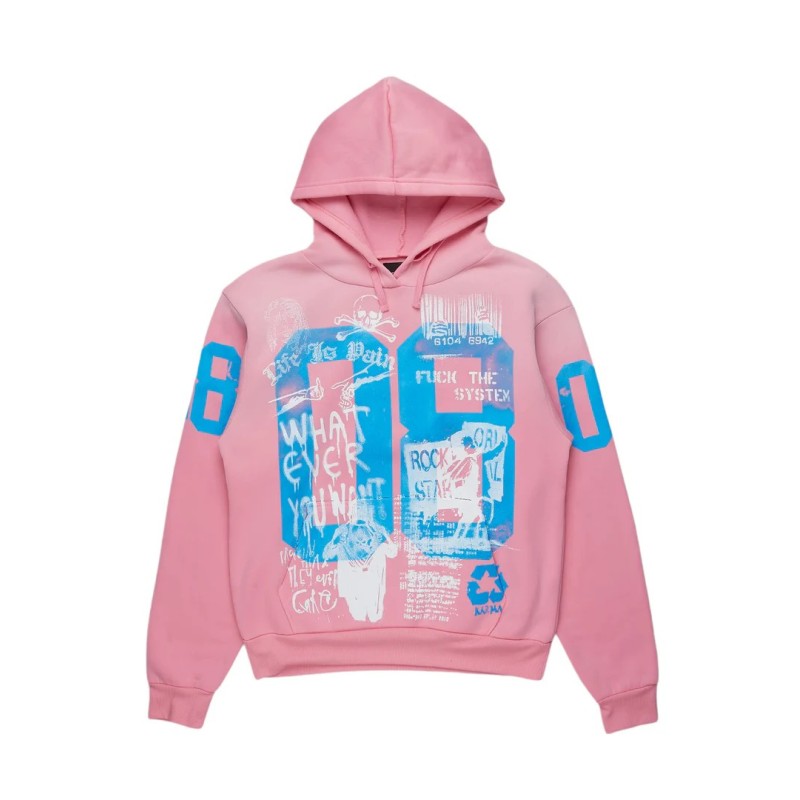 camille rose chemise à capuche oversized