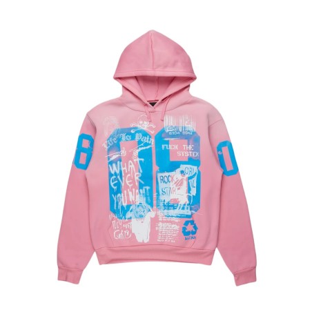 camille rose chemise à capuche oversized