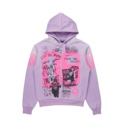 camille lavende chemise à capuche