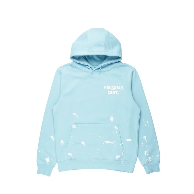 nylia bébé bleu sweat à capuche oversized