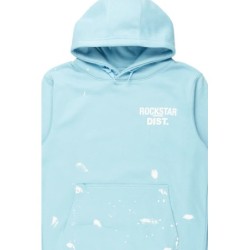 nylia bébé bleu sweat à capuche oversized
