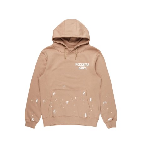 nylia beige chemise à capuche oversized