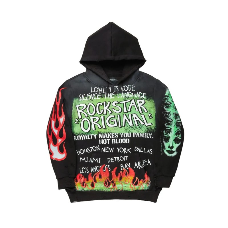 Bridgette noir sweat à capuche oversized