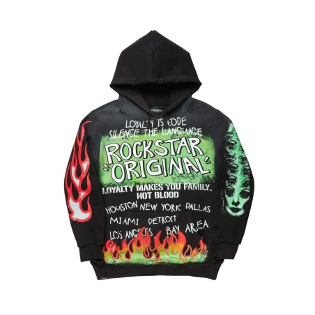 Bridgette noir sweat à capuche oversized