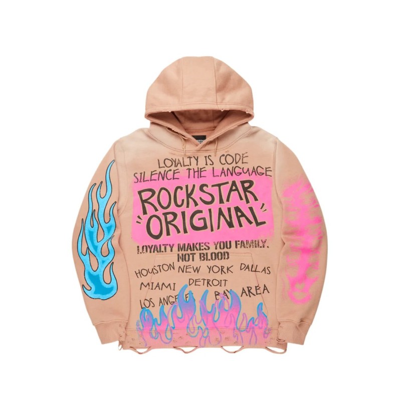 Bridgette beige chemise à capuche oversized