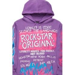 Bridgette violet sweat à capuche oversized