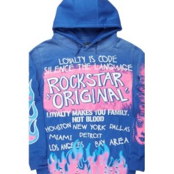 Bridgette bleu royal sweat à capuche oversized