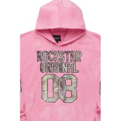 atiya rose chemise à capuche oversized