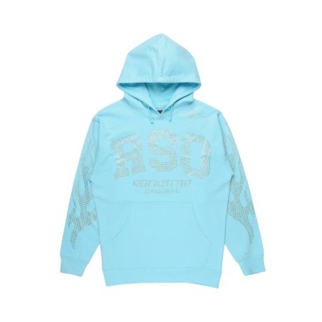 Parnella bébé bleu strass hoodie