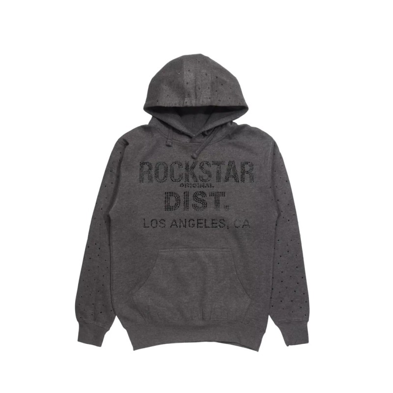 aryka charbon à capuche strass