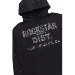 aryka noir strass chemise à capuche