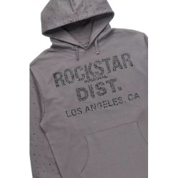 aryka heather gris strass chemise à capuche