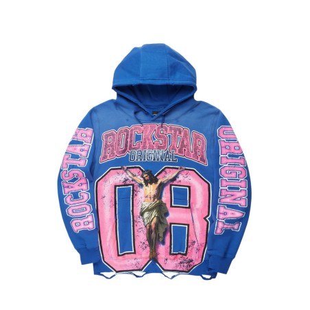 T-shirt à capuche bleu royal tariqa