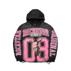 tariqa sweat à capuche noir oversized