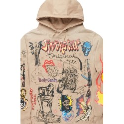 chemise à capuche daisia beige