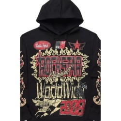 tenniha sweat graphique noir