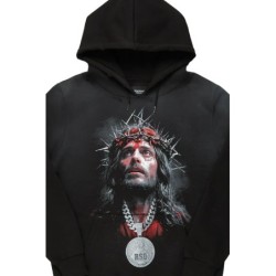 rongela chemise à capuche noire