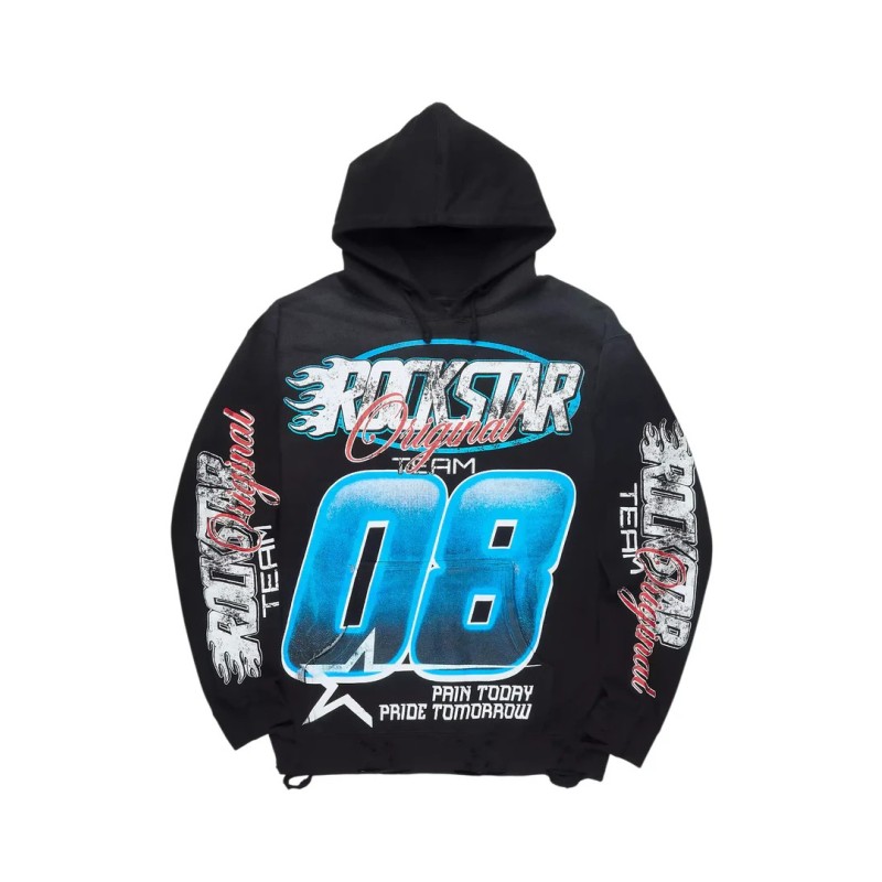 mistelle chemise à capuche graphique noire