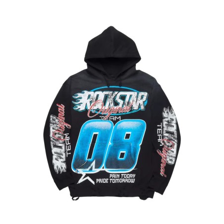 mistelle chemise à capuche graphique noire