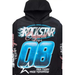 mistelle chemise à capuche graphique noire