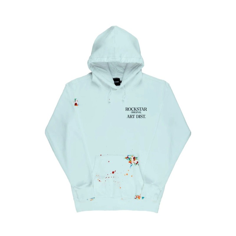 faire pluie baby bleu sweat à capuche surdimensionné