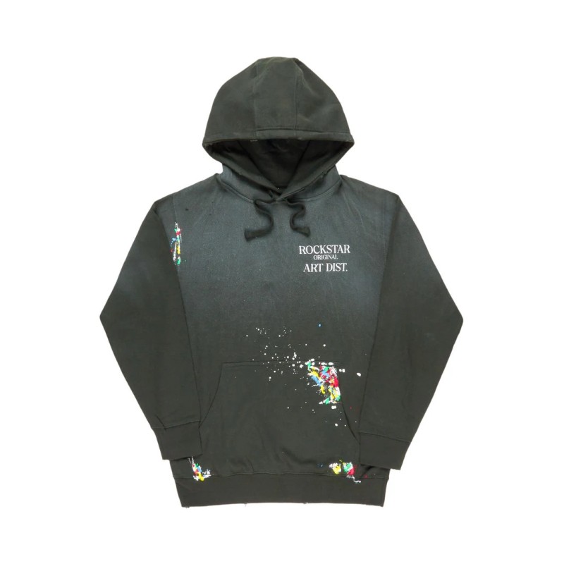 faire pluie vert foncé sweat à capuche surdimensionné