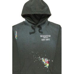 faire pluie vert foncé sweat à capuche surdimensionné