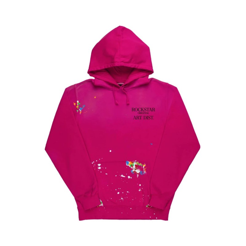 faire pluie fuchsia sweat à capuche oversized