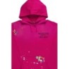 faire pluie fuchsia sweat à capuche oversized