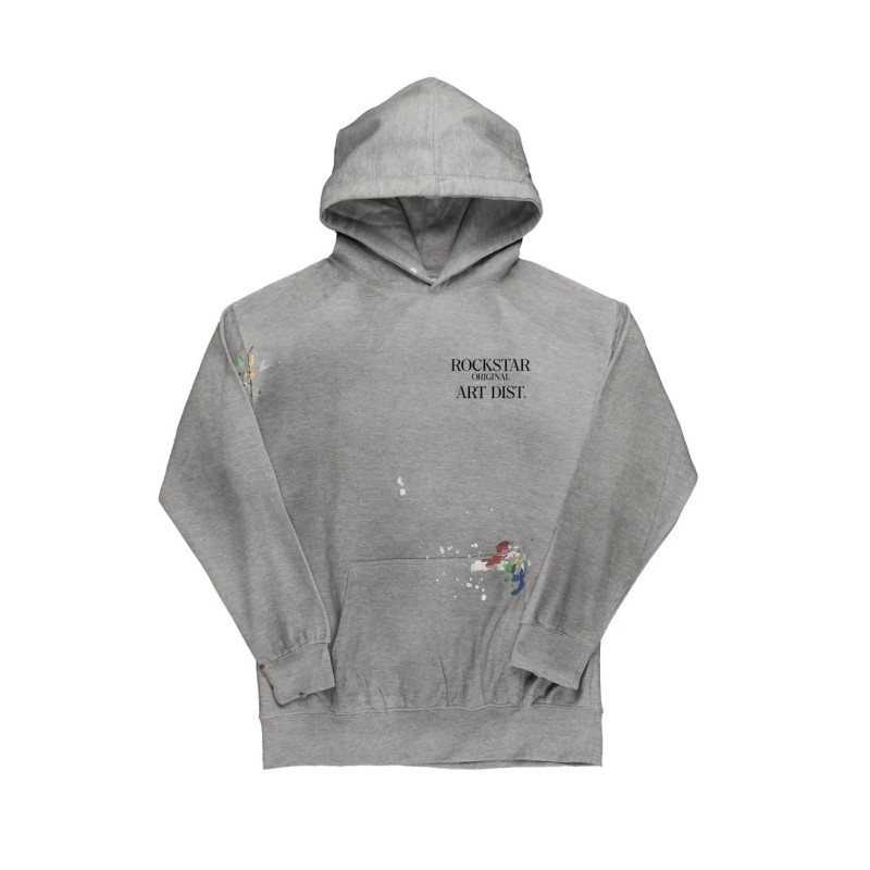 faire pluie heather gris sweat à capuche oversized