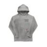 faire pluie heather gris sweat à capuche oversized
