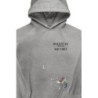 faire pluie heather gris sweat à capuche oversized