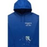 faire pluie bleu royal sweat à capuche oversized